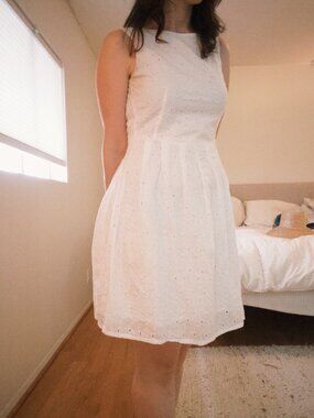 Cotton Floral Pattern Summer Dress
